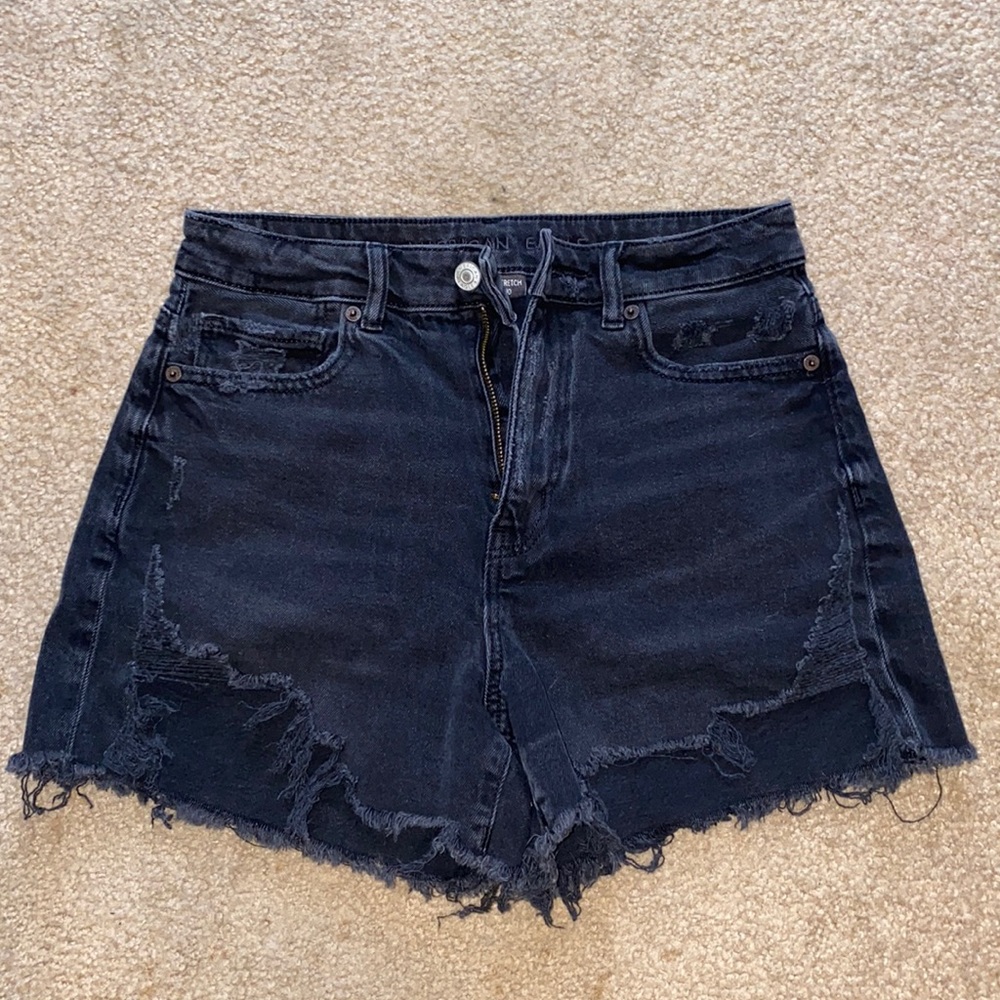 American Eagle High Waisted Mom Jean Shorts